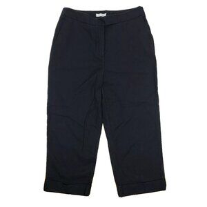 Charter Club Pants Womens Size 8 Solid All Black Katherine Fit Capri Length‎